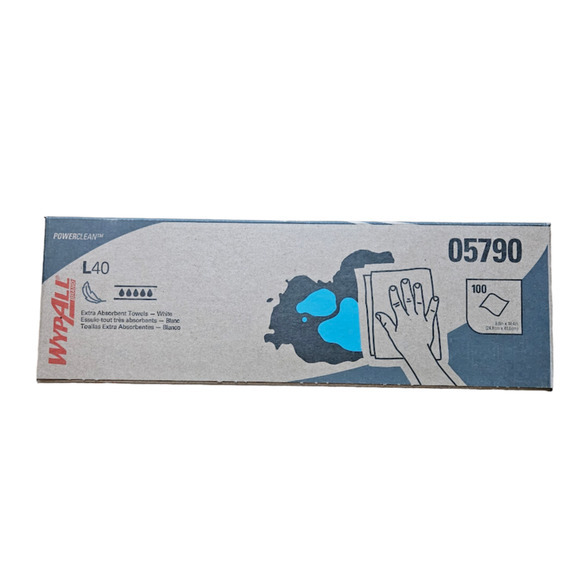 WypAll L40 Power Clean Extra Absorbent Multipurpose Disposable Towels #05790 - Picture 5 of 5